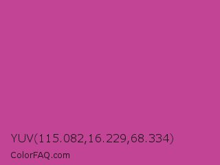 YUV 115.082,16.229,68.334 Color Image
