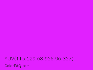 YUV 115.129,68.956,96.357 Color Image