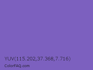 YUV 115.202,37.368,7.716 Color Image