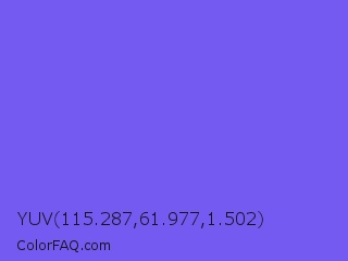 YUV 115.287,61.977,1.502 Color Image