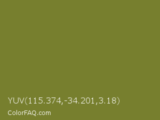 YUV 115.374,-34.201,3.18 Color Image