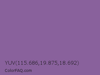 YUV 115.686,19.875,18.692 Color Image