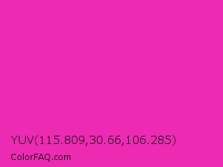 YUV 115.809,30.66,106.285 Color Image
