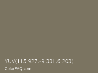 YUV 115.927,-9.331,6.203 Color Image