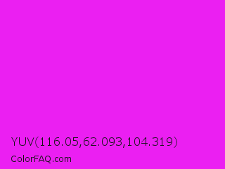 YUV 116.05,62.093,104.319 Color Image