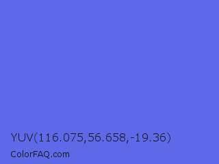 YUV 116.075,56.658,-19.36 Color Image