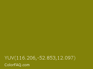 YUV 116.206,-52.853,12.097 Color Image