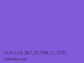 YUV 116.367,50.598,11.079 Color Image