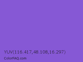 YUV 116.417,48.108,16.297 Color Image