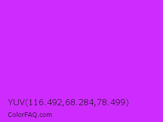 YUV 116.492,68.284,78.499 Color Image
