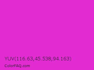 YUV 116.63,45.538,94.163 Color Image