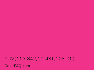 YUV 116.842,10.431,108.01 Color Image