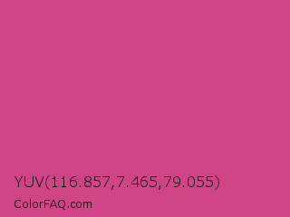 YUV 116.857,7.465,79.055 Color Image