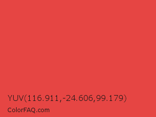 YUV 116.911,-24.606,99.179 Color Image