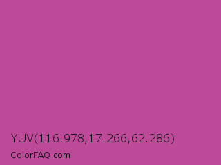 YUV 116.978,17.266,62.286 Color Image