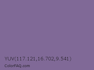 YUV 117.121,16.702,9.541 Color Image