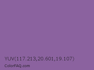 YUV 117.213,20.601,19.107 Color Image