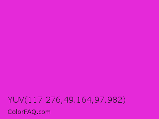 YUV 117.276,49.164,97.982 Color Image