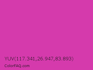 YUV 117.341,26.947,83.893 Color Image