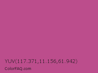 YUV 117.371,11.156,61.942 Color Image