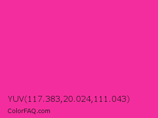YUV 117.383,20.024,111.043 Color Image