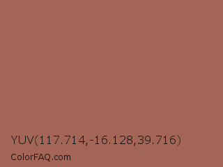 YUV 117.714,-16.128,39.716 Color Image