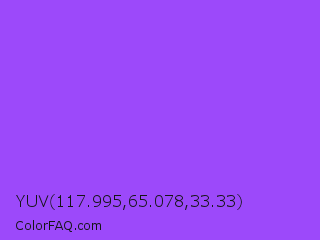 YUV 117.995,65.078,33.33 Color Image