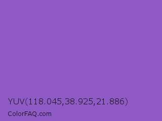 YUV 118.045,38.925,21.886 Color Image