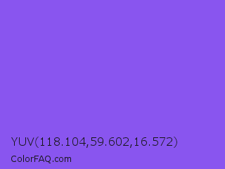 YUV 118.104,59.602,16.572 Color Image
