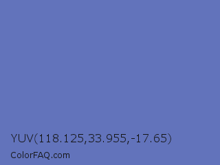 YUV 118.125,33.955,-17.65 Color Image