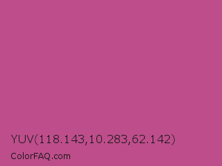 YUV 118.143,10.283,62.142 Color Image