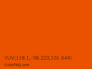YUV 118.1,-58.223,101.644 Color Image