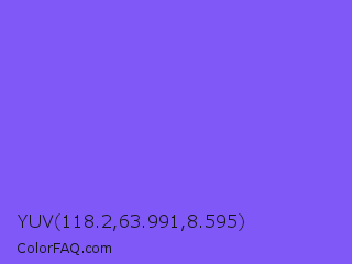 YUV 118.2,63.991,8.595 Color Image