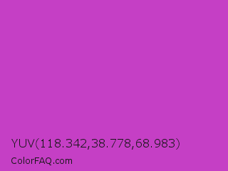 YUV 118.342,38.778,68.983 Color Image