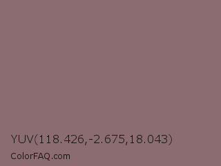 YUV 118.426,-2.675,18.043 Color Image