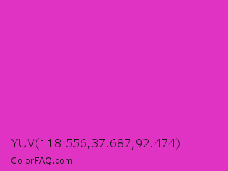 YUV 118.556,37.687,92.474 Color Image