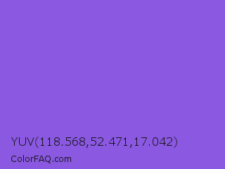 YUV 118.568,52.471,17.042 Color Image
