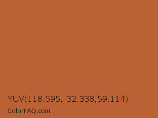 YUV 118.595,-32.338,59.114 Color Image