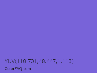 YUV 118.731,48.447,1.113 Color Image