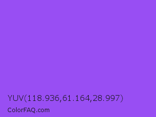 YUV 118.936,61.164,28.997 Color Image
