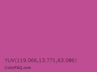 YUV 119.066,13.771,63.086 Color Image