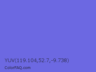YUV 119.104,52.7,-9.738 Color Image