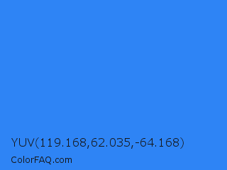 YUV 119.168,62.035,-64.168 Color Image