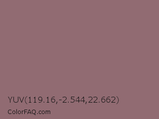 YUV 119.16,-2.544,22.662 Color Image