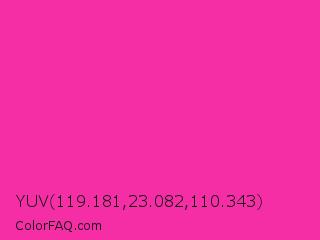 YUV 119.181,23.082,110.343 Color Image