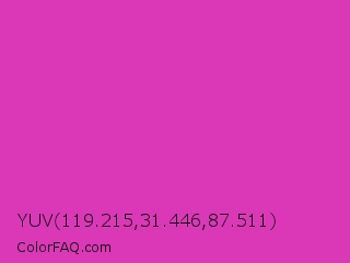 YUV 119.215,31.446,87.511 Color Image