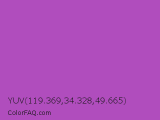 YUV 119.369,34.328,49.665 Color Image