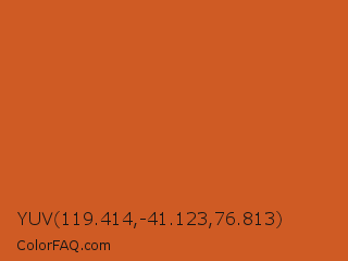 YUV 119.414,-41.123,76.813 Color Image