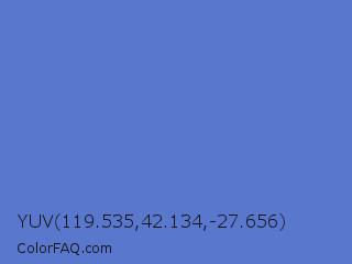 YUV 119.535,42.134,-27.656 Color Image
