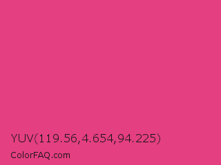YUV 119.56,4.654,94.225 Color Image